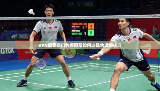 VPN需要端口的原因及如何选择合适的端口