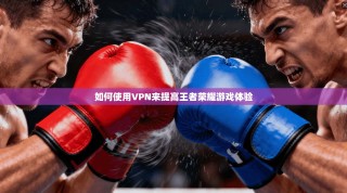 如何使用VPN来提高王者荣耀游戏体验