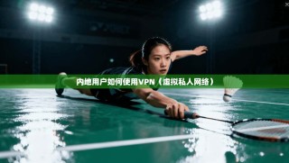 内地用户如何使用VPN（虚拟私人网络）