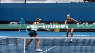 如何通过VPN在手机上实现海淘购物