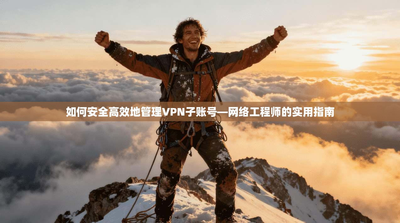 如何安全高效地管理VPN子账号—网络工程师的实用指南