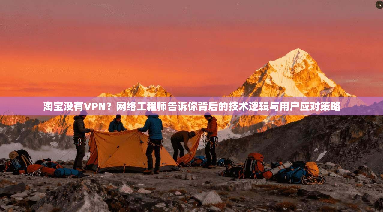淘宝没有VPN？网络工程师告诉你背后的技术逻辑与用户应对策略