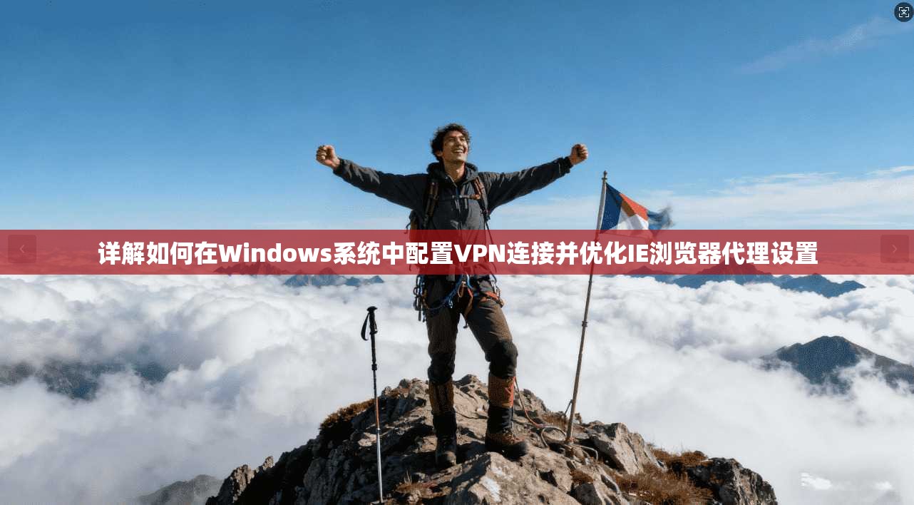 详解如何在Windows系统中配置VPN连接并优化IE浏览器代理设置