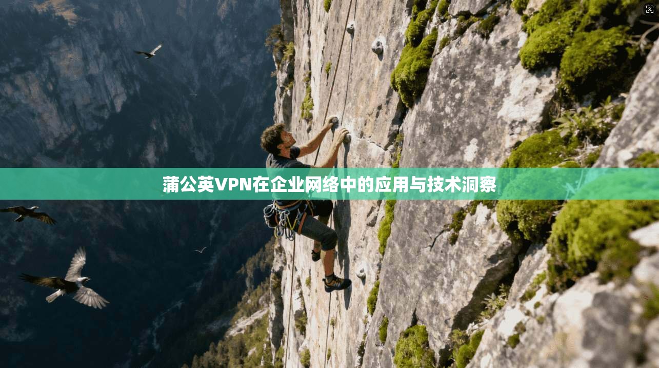 蒲公英VPN在企业网络中的应用与技术洞察