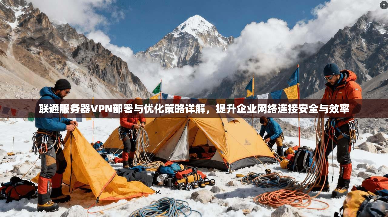 联通服务器VPN部署与优化策略详解，提升企业网络连接安全与效率
