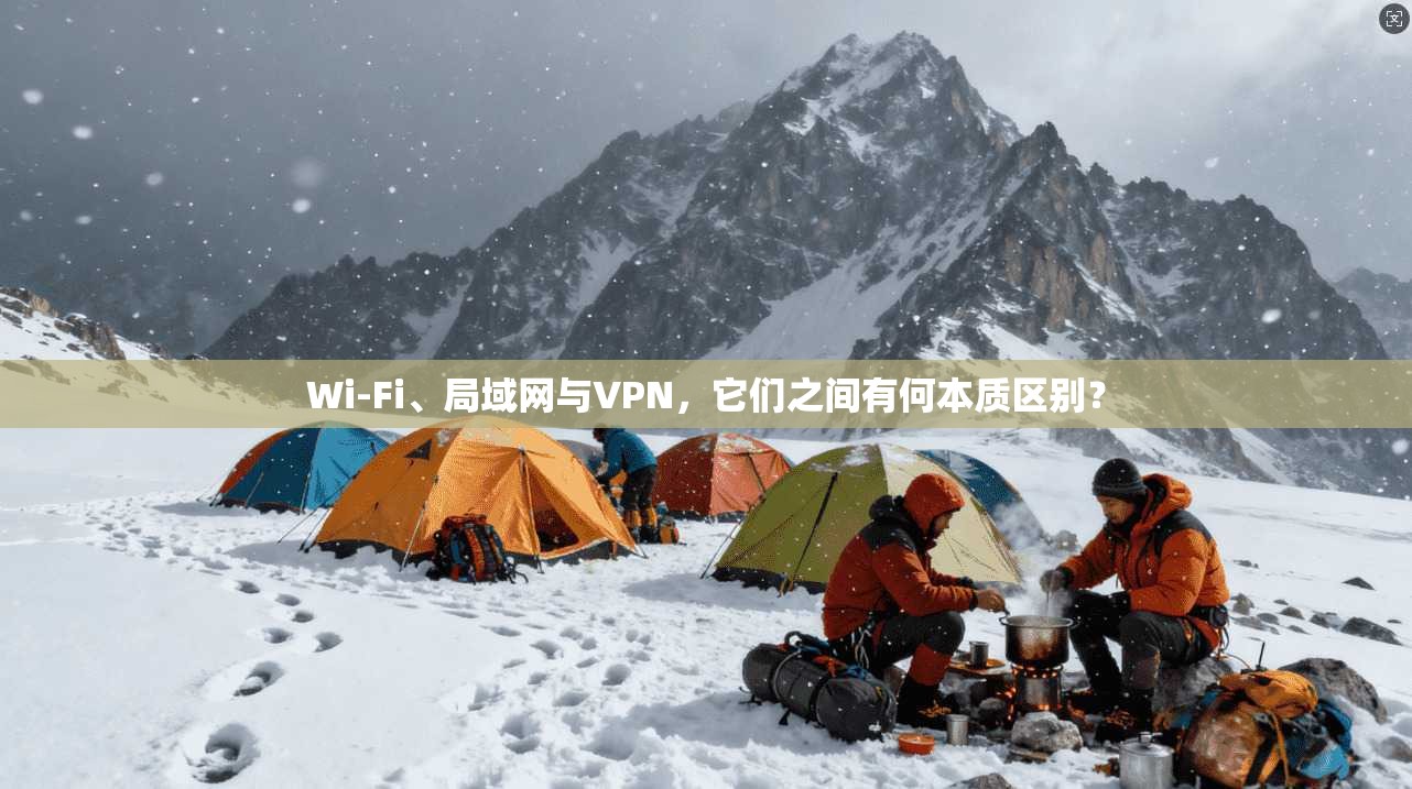 Wi-Fi、局域网与VPN，它们之间有何本质区别？