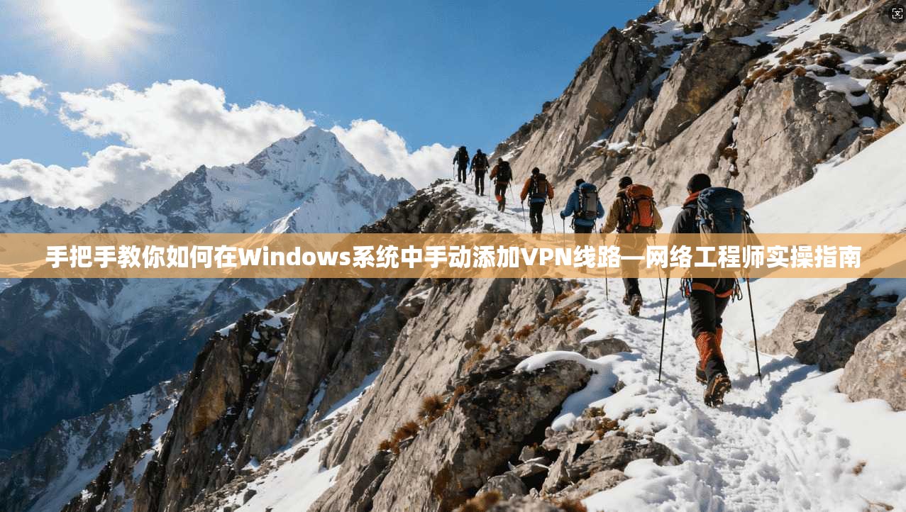 手把手教你如何在Windows系统中手动添加VPN线路—网络工程师实操指南
