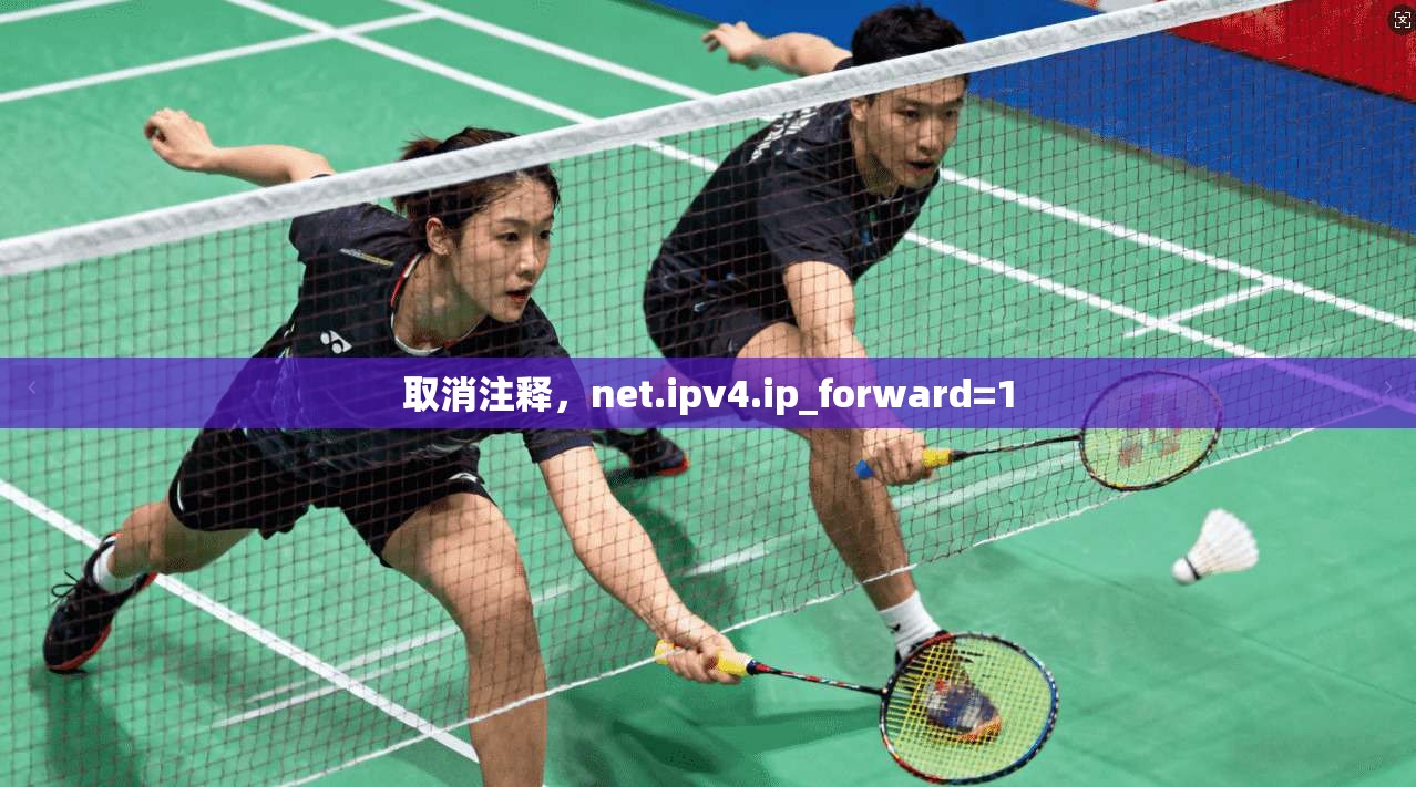 取消注释，net.ipv4.ip_forward=1