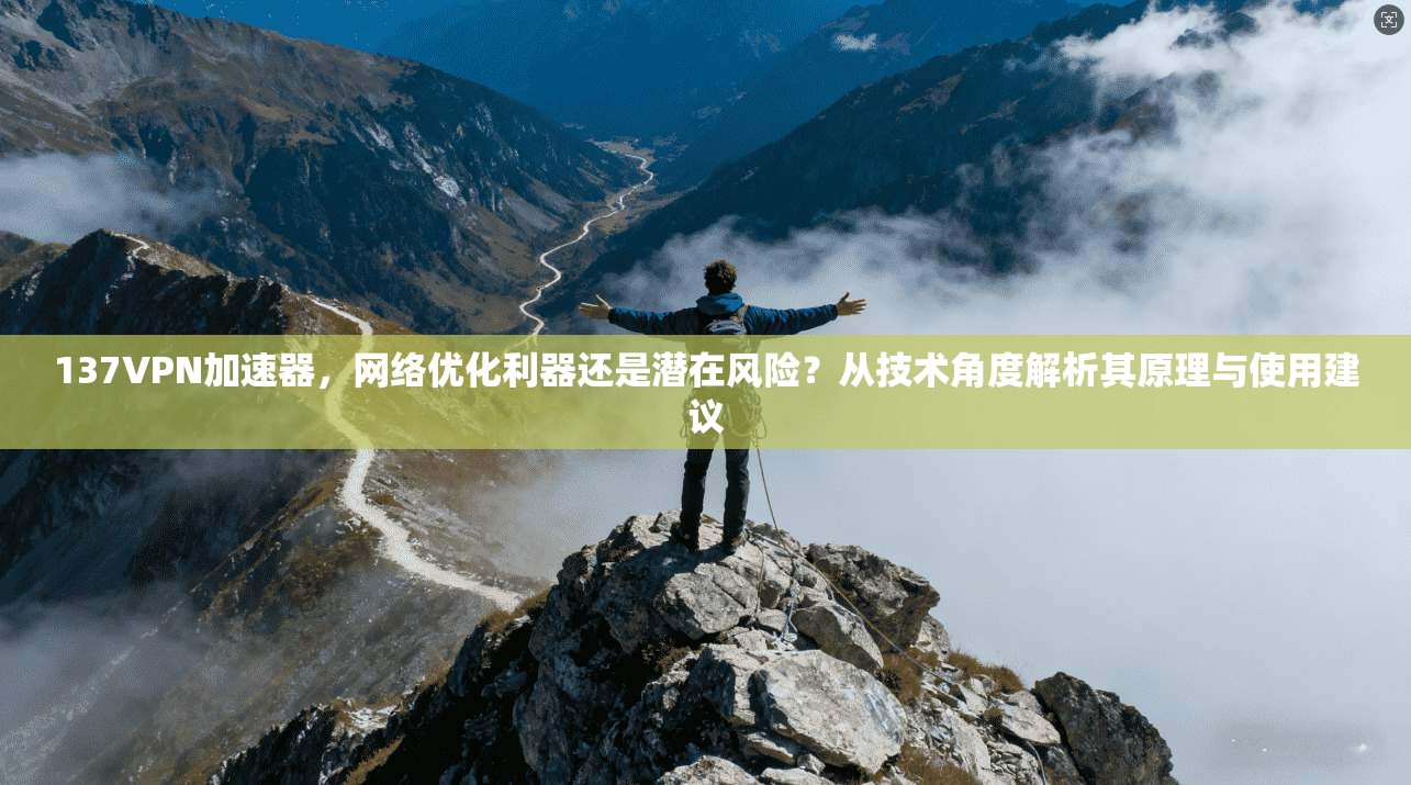 137VPN加速器，网络优化利器还是潜在风险？从技术角度解析其原理与使用建议