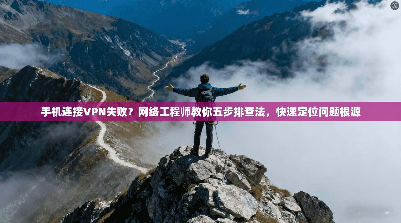 手机连接VPN失败？网络工程师教你五步排查法，快速定位问题根源