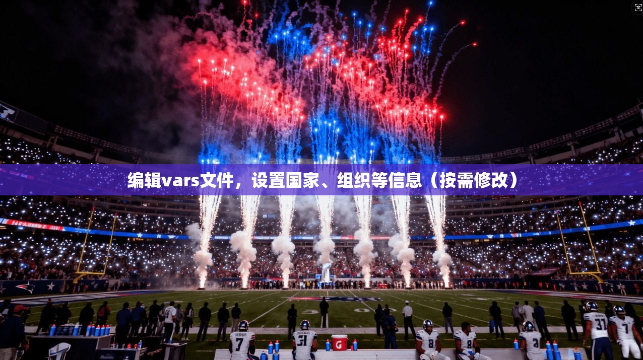 编辑vars文件，设置国家、组织等信息（按需修改）