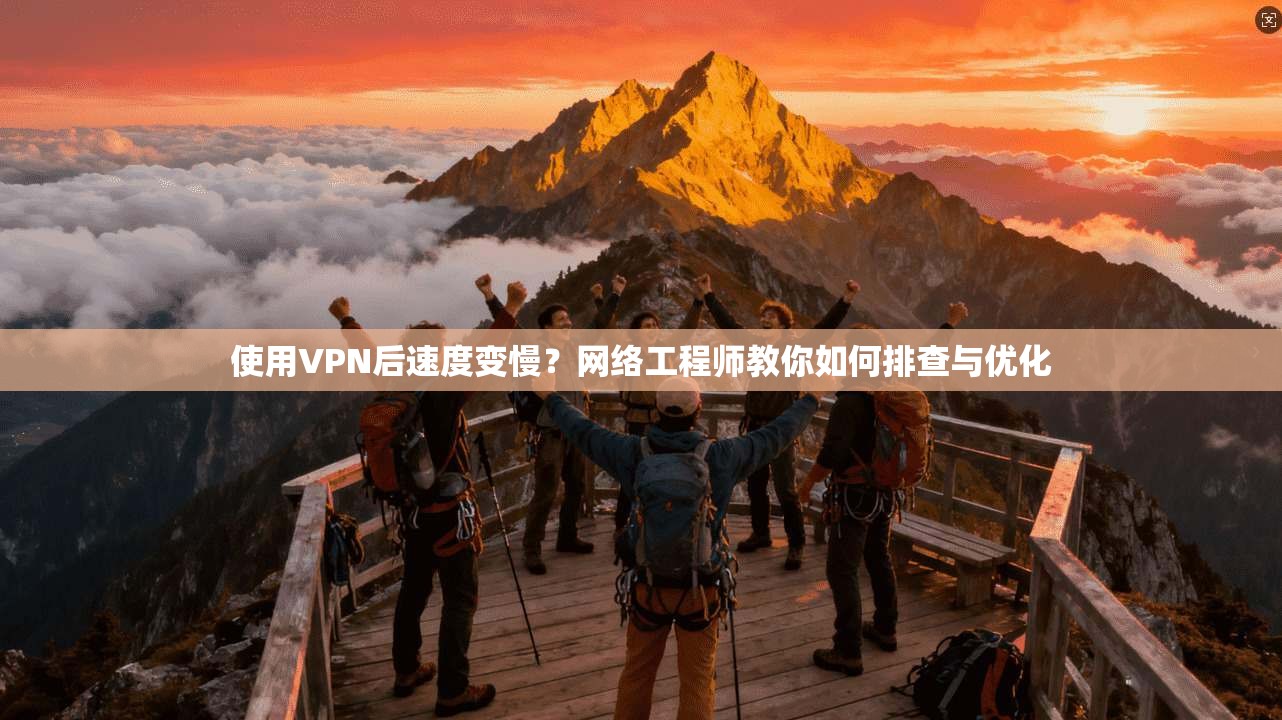 使用VPN后速度变慢？网络工程师教你如何排查与优化