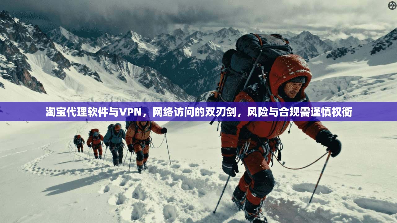 淘宝代理软件与VPN，网络访问的双刃剑，风险与合规需谨慎权衡