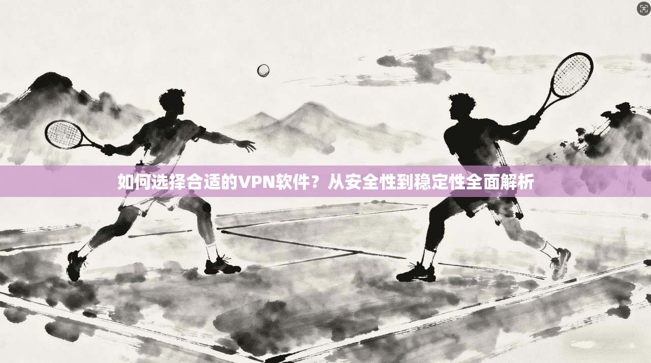如何选择合适的VPN软件？从安全性到稳定性全面解析