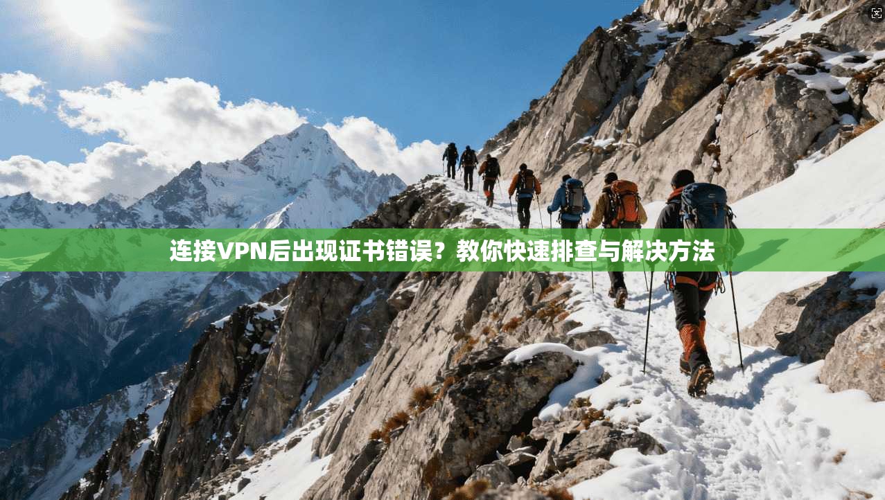 连接VPN后出现证书错误?教你快速排查与解决方法