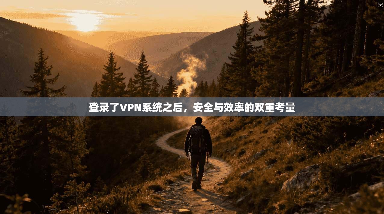 登录了VPN系统之后,安全与效率的双重考量 登录了VPN系统之后,安全与效率的双重考量