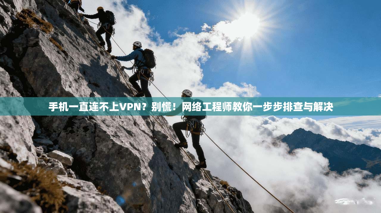 手机一直连不上VPN?别慌!网络工程师教你一步步排查与解决