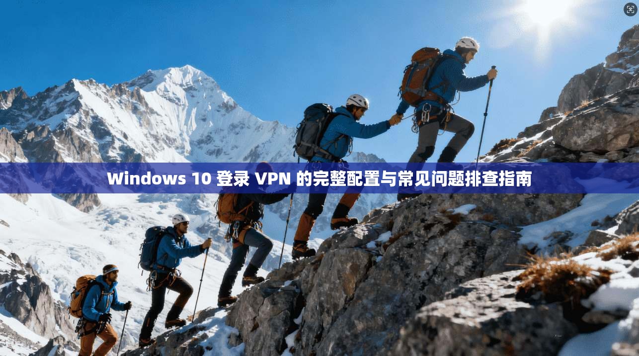 Windows 10 登录 VPN 的完整配置与常见问题排查指南 Windows 10 登录 VPN 的完整配置与常见问题排查指南