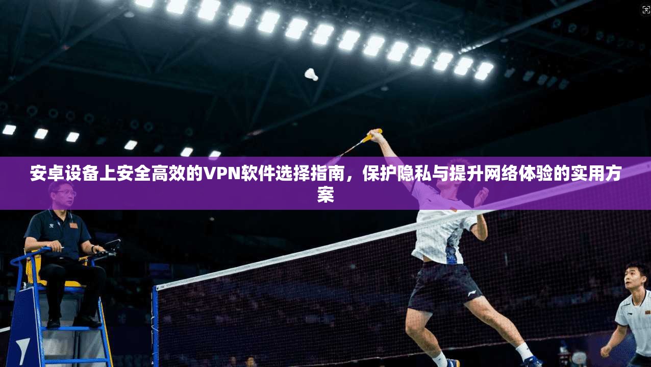 安卓设备上安全高效的VPN软件选择指南，保护隐私与提升网络体验的实用方案