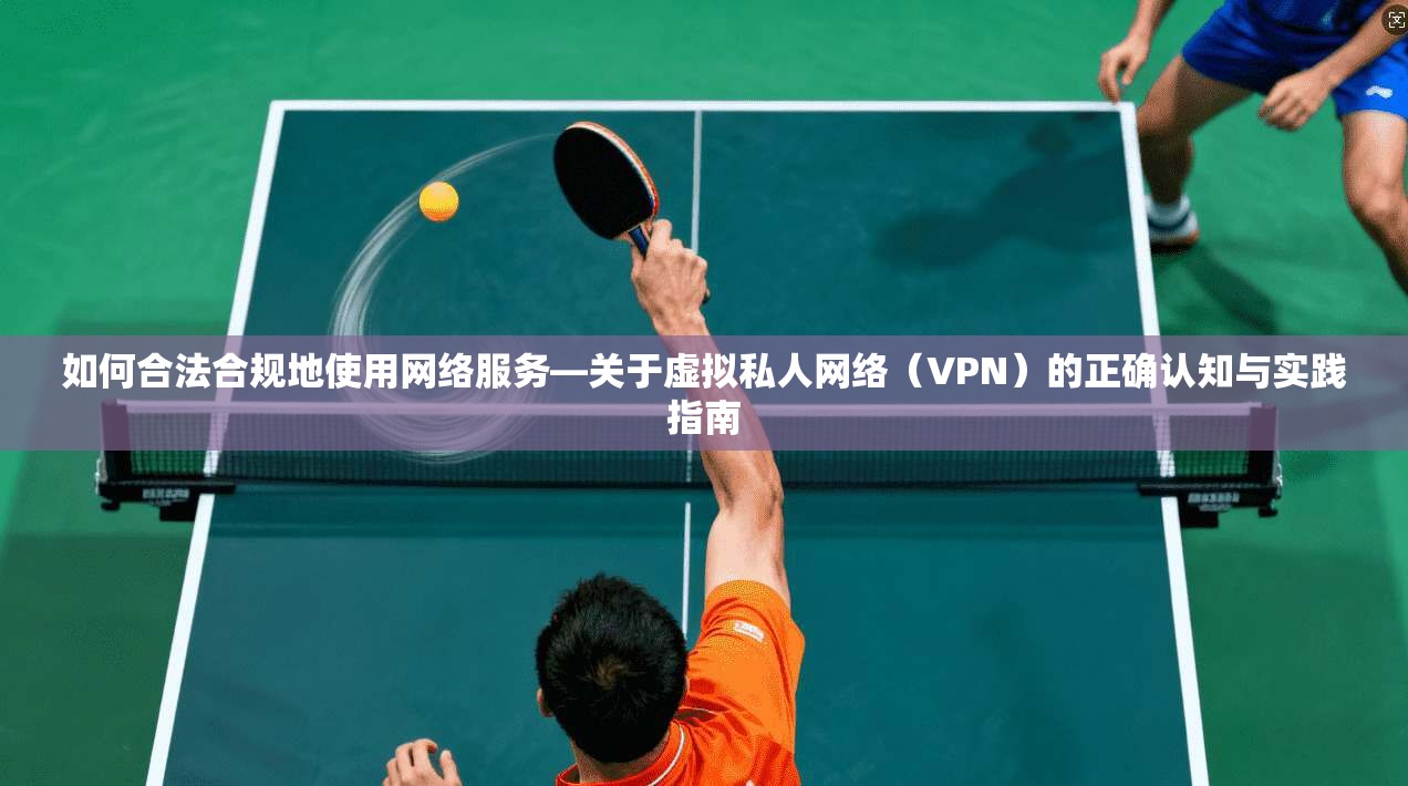 如何合法合规地使用网络服务—关于虚拟私人网络（VPN）的正确认知与实践指南
