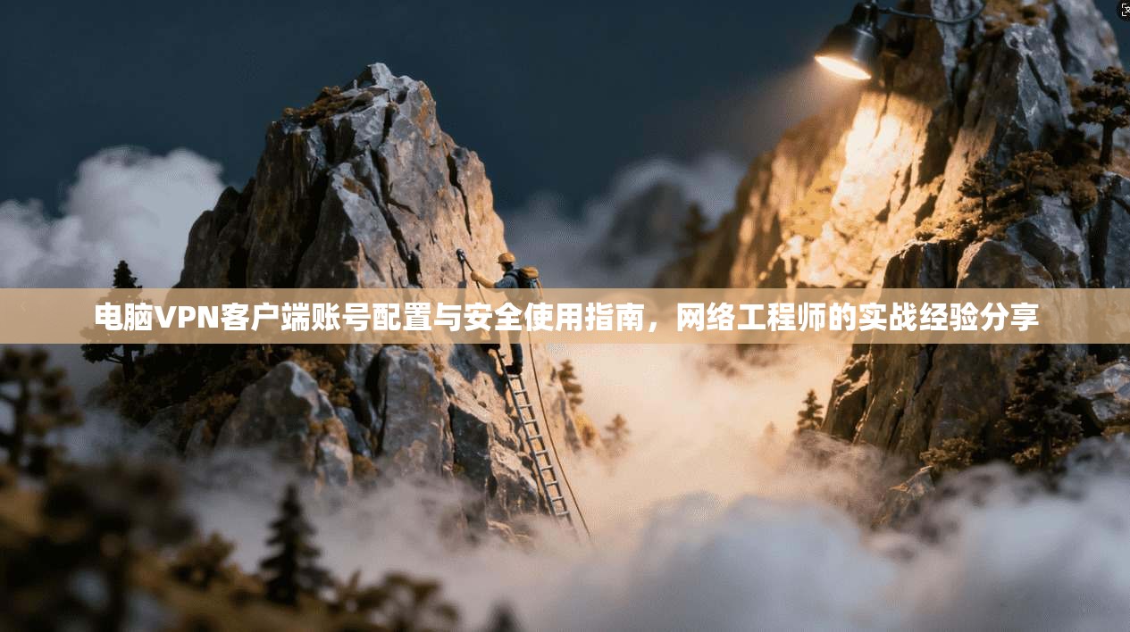 电脑VPN客户端账号配置与安全使用指南，网络工程师的实战经验分享