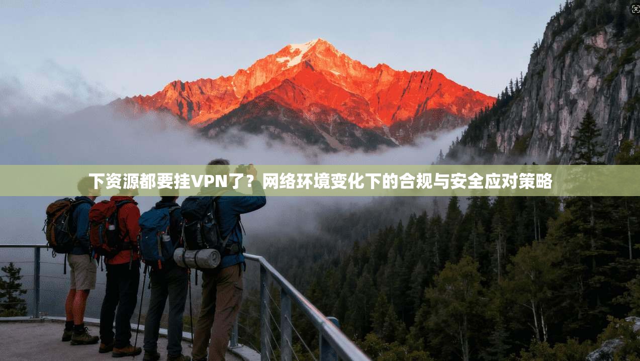 下资源都要挂VPN了？网络环境变化下的合规与安全应对策略